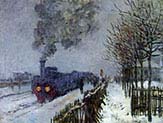 Train in the Snow